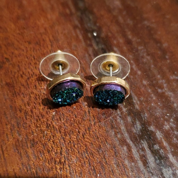 Druzy Studs - Picture 2 of 3